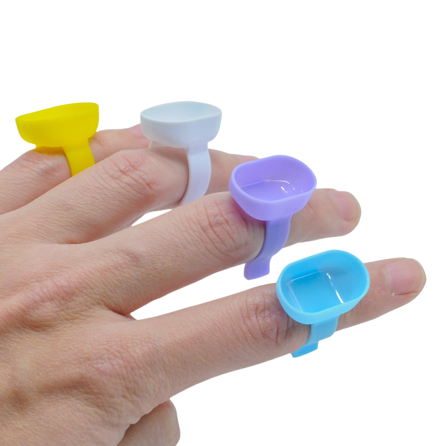 Mixing Cup Silicone - 100 pz Dentale Miscelazione Anello di