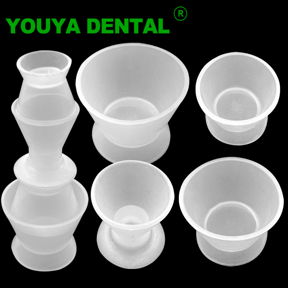 Mixing Cup Silicone - 4 pz/set Ciotola di Miscelazione Dentale